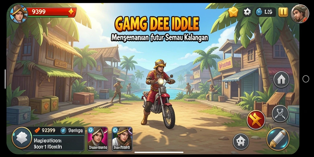 Tampilan gameplay seru dari 9399 yang mengasyikkan.