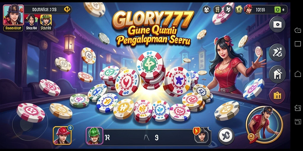 Tampilan menarik dari gameplay GLORY777 QiuQiu yang menegangkan.