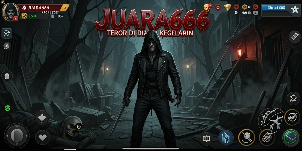 Screenshot gameplay JUARA666 yang menyeramkan dan menegangkan.