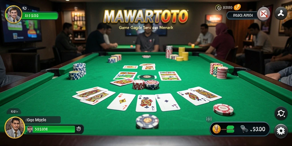 Tampilan gameplay seru di MAWARTOTO dengan teman-teman.
